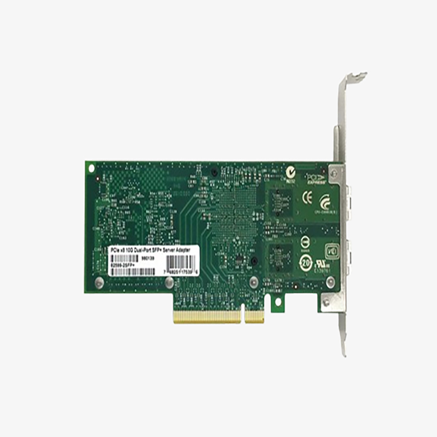 Intel_X520-DA2_10_Gigabit_10GBe_SFP_Dual_Port_Ethernet_Server_Network_Adapter - Image 2